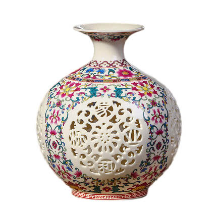 porcelain Jahrriesnge  for hollow out vase cna0402 