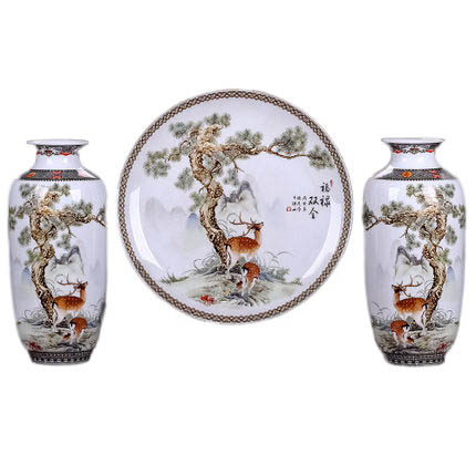 porcelain Jahrriesnge  for vase set three pieces cna0567 