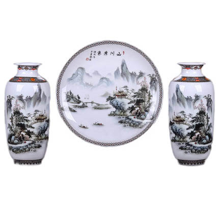 porcelain Jahrriesnge  for vase set three pieces cna0571 