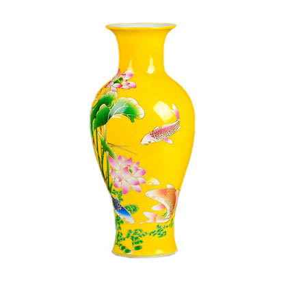 porcelain Jahrriesnge  for yellow vase cna0810 