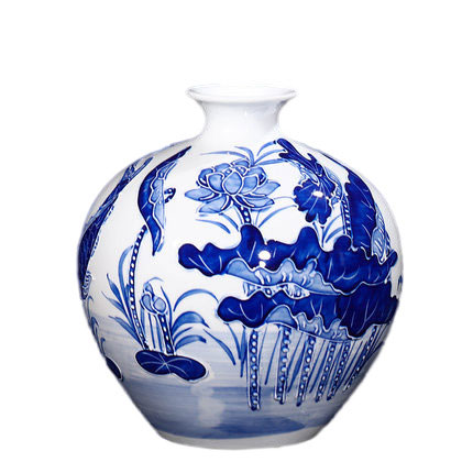 porcelain Jahrriesnge  for relief lotus vase cna0904 