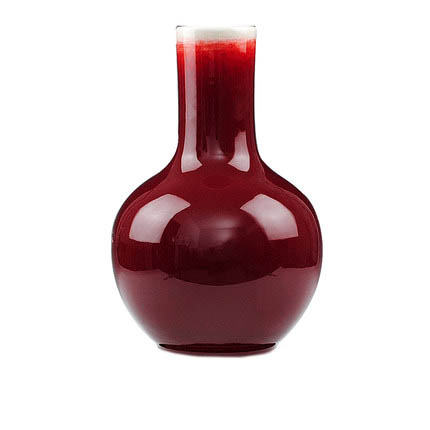 porcelain Jahrriesnge  for crack glaze red vase cna0943 