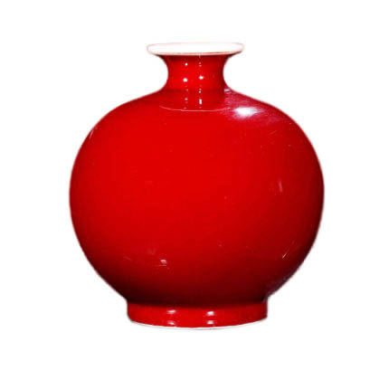 porcelain Jahrriesnge  for crack glaze red vase cna0945 