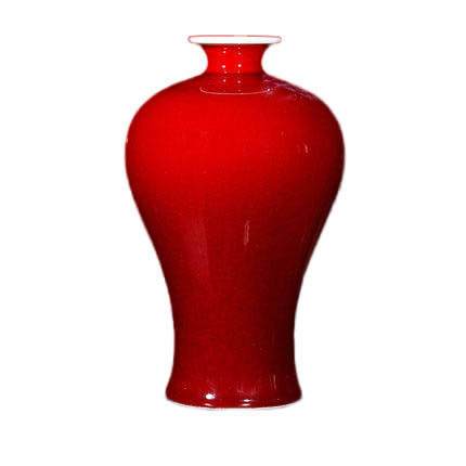 porcelain Jahrriesnge  for crack glaze red vase cna0946 