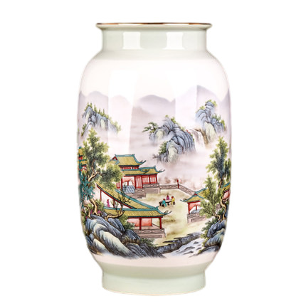 porcelain Jahrriesnge  for colorful landscape vase cna1008 