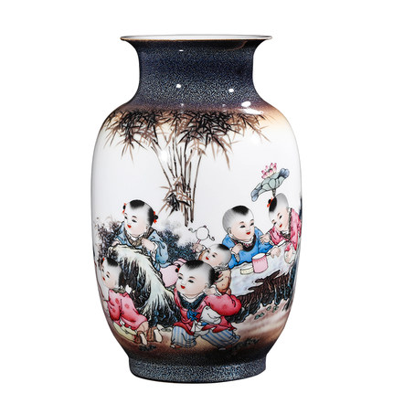 porcelain Jahrriesnge  for bamboo forest fun vase cna1055 