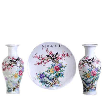 porcelain Jahrriesnge  for vase set 3pcs cna1059 