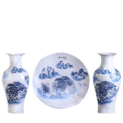 porcelain Jahrriesnge  for vase set 3pcs cna1061 