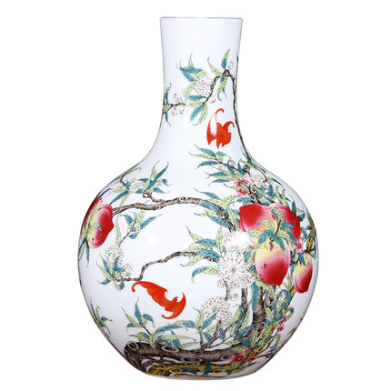 porcelain Jahrriesnge  for nine peach illustration vase cna1124 