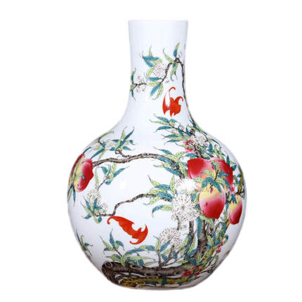 porcelain Jahrriesnge  for nine peach illustration vase cna1125 