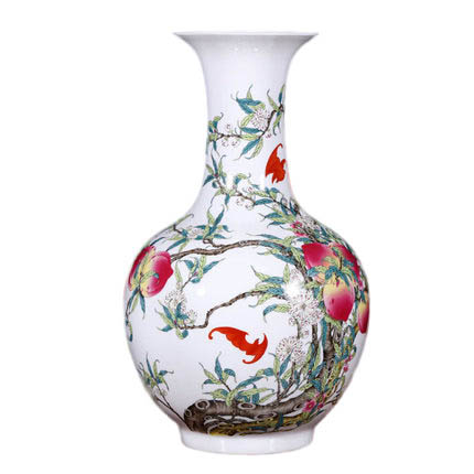 porcelain Jahrriesnge  for nine peach illustration vase cna1128 