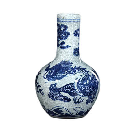 porcelain Jahrriesnge  for crack dragon vase cna1178 