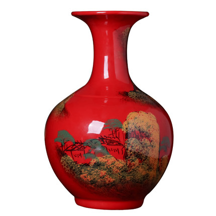 porcelain Jahrriesnge  for red landscape vase cna1352 