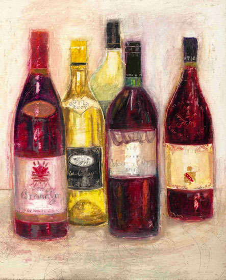 Still Life Jahrriesnge  for wine-bottle-lpf00136 