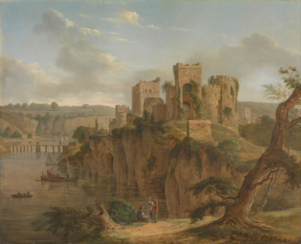 Landscape JAHRRIESNGE  for Chepstow-Castle-lpf00973 