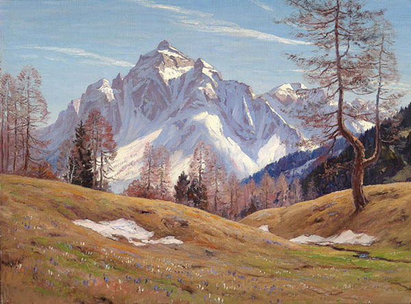 Landscape JAHRRIESNGE  for Snow-mountain-lpf01673 