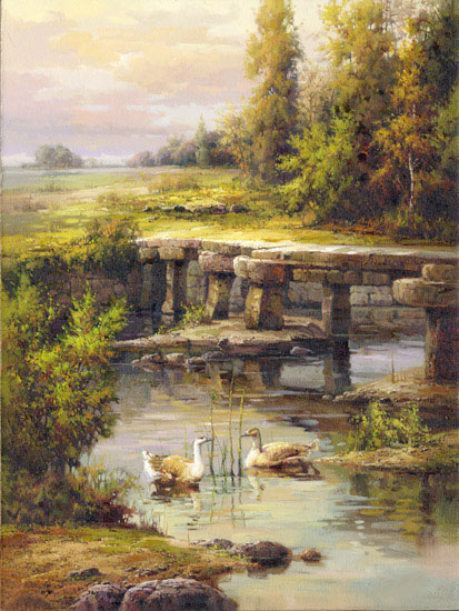 Landscape JAHRRIESNGE  for bridge-lpf02257 