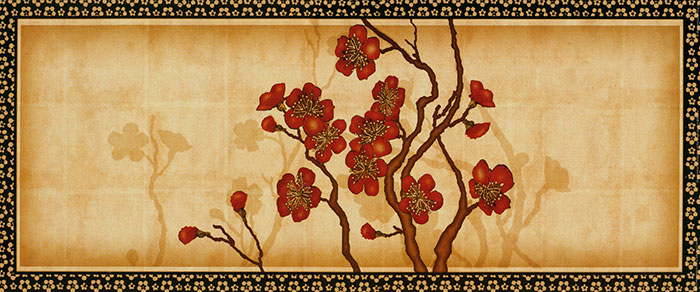 Floral JAHRRIESNGE  for plum blossom lpf04363 