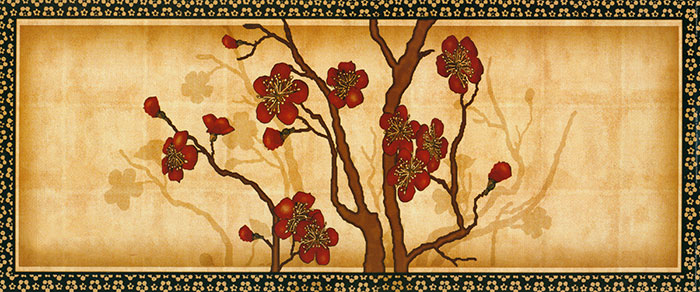 Floral JAHRRIESNGE  for plum blossom lpf04364 