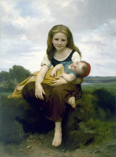 Portrait Jahrriesnge  for William Adolphe Bouguereau lpf11872 