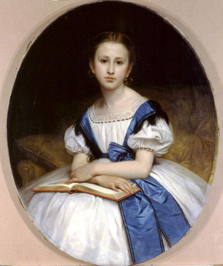 Portrait Jahrriesnge  for William Adolphe Bouguereau lpf11879 