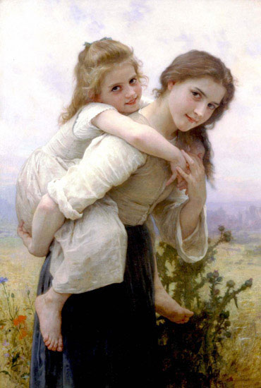 Portrait Jahrriesnge  for William Adolphe Bouguereau lpf11881 