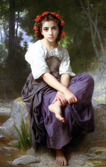 Portrait Jahrriesnge  for William Adolphe Bouguereau lpf11888 