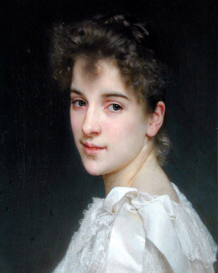 Portrait Jahrriesnge  for William Adolphe Bouguereau lpf11905 