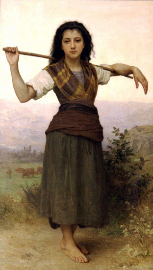 Portrait Jahrriesnge  for William Adolphe Bouguereau lpf11916 