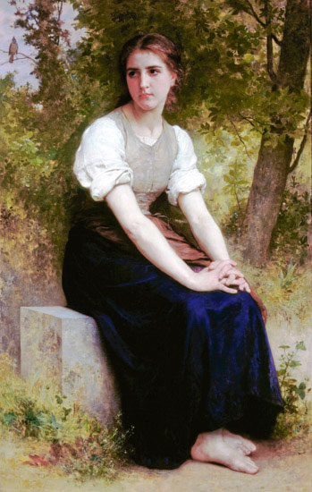 Portrait Jahrriesnge  for William Adolphe Bouguereau lpf11921 