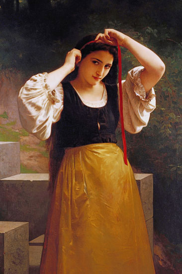 Portrait Jahrriesnge  for William Adolphe Bouguereau lpf11939 