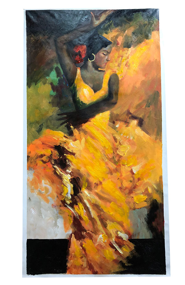 Oil Painting Jahrriesnge  for dancer-lpg0012 