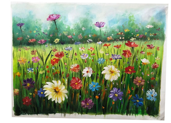 Oil Painting Jahrriesnge  for flower-lpg0086 