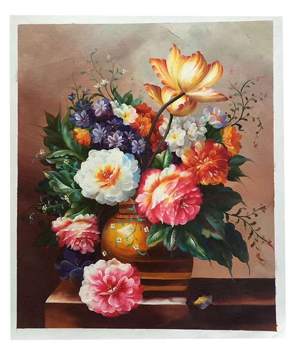 Oil Painting JAHRRIESNGE  for flower-lpg0350 