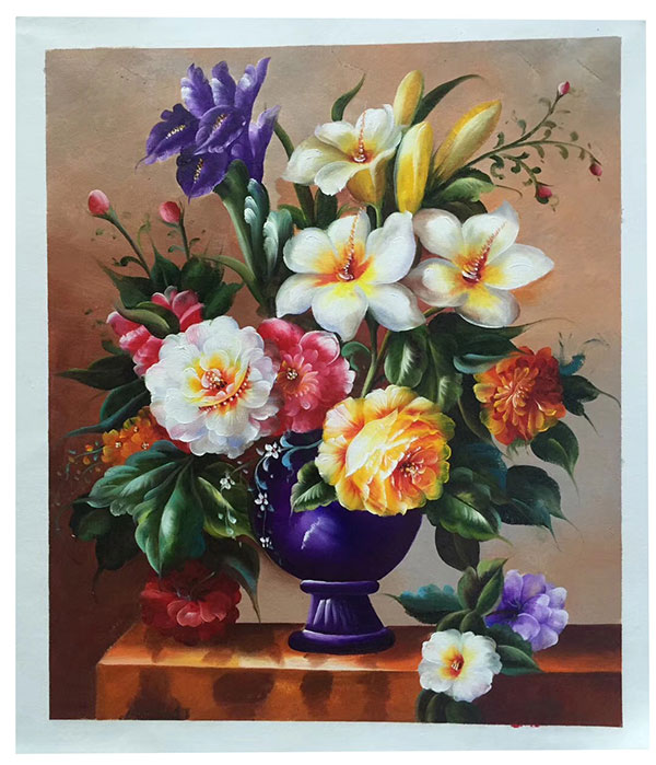 Oil Painting JAHRRIESNGE  for flower-lpg0351 