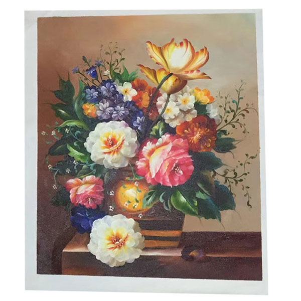 Oil Painting Jahrriesnge  for flower-lpg0356 