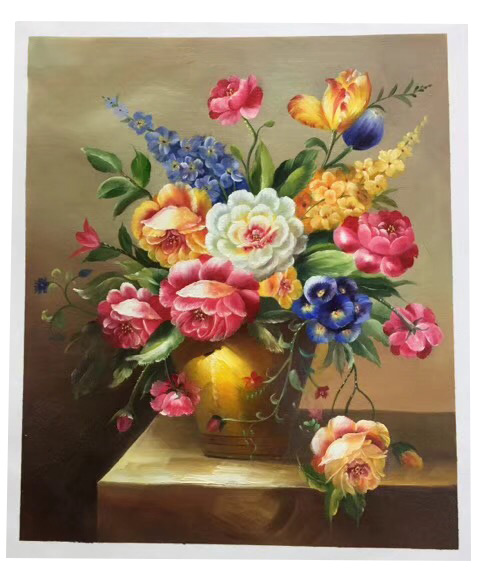 Oil Painting Jahrriesnge  for flower-lpg0360 