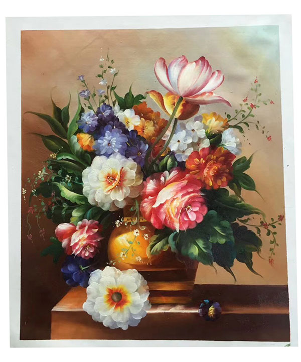 Oil Painting Jahrriesnge  for flower-lpg0361 