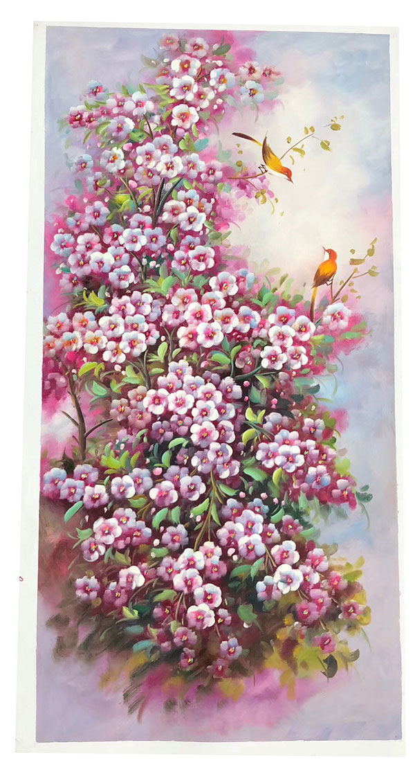 Oil Painting JAHRRIESNGE  for pine-flower-lpg406 