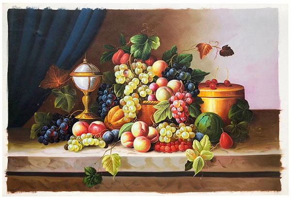 Oil Painting JAHRRIESNGE  for fruit-lpg409 