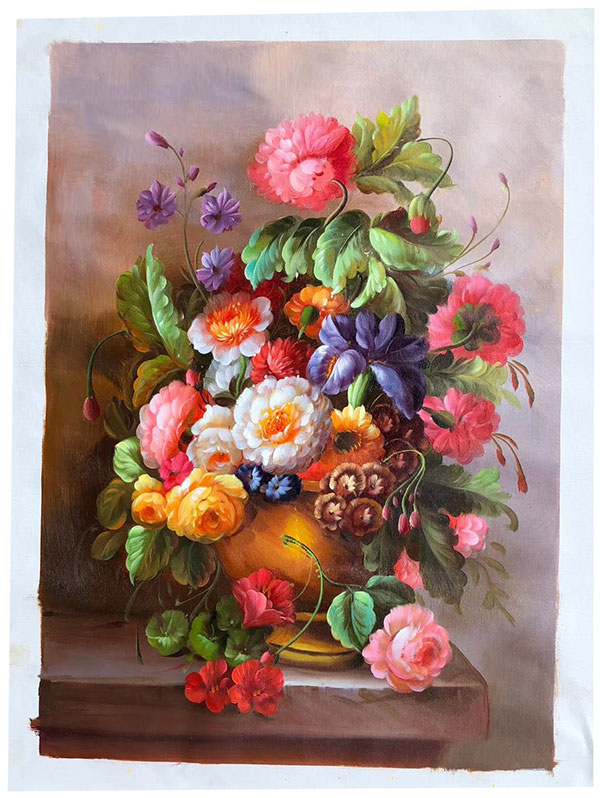 Still Life Jahrriesnge  for vase-lamp-flower-fruit-lpg0834 