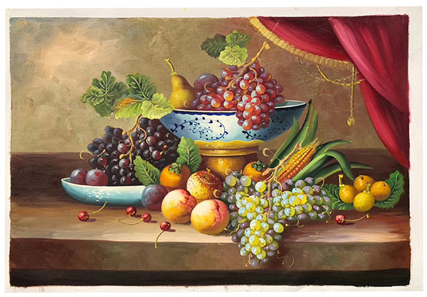 Still Life Jahrriesnge  for vase-fruits-lpg0876 