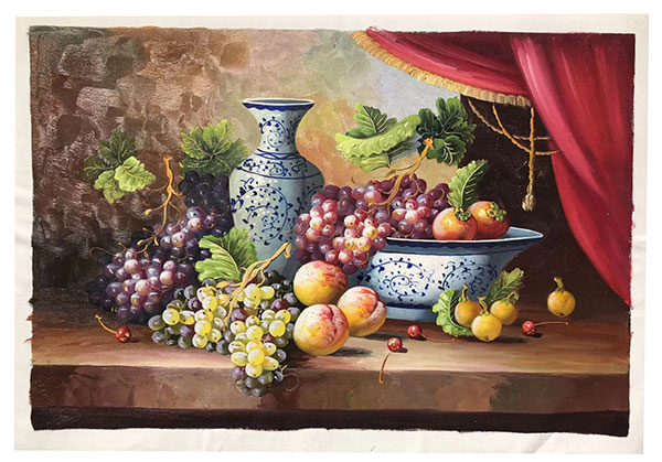 Still Life Jahrriesnge  for vase-fruits-lpg0877 