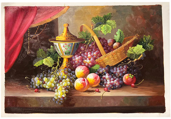 Still Life Jahrriesnge  for vase-fruits-lpg0879 