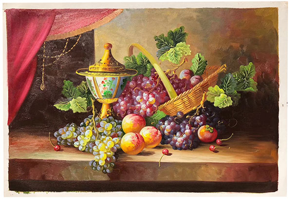 Still Life Jahrriesnge  for vase-fruits-lpg0883 