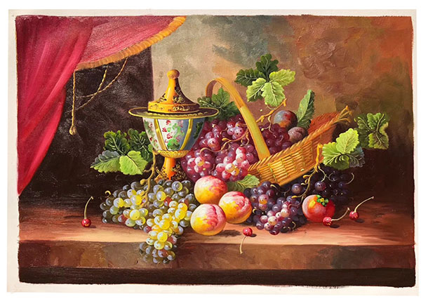 Still Life Jahrriesnge  for vase-fruits-lpg0884 