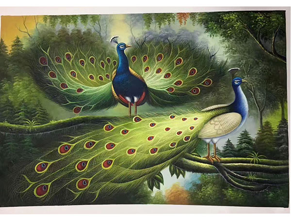 Animals Jahrriesnge  for happy-peacock-lpg1024 