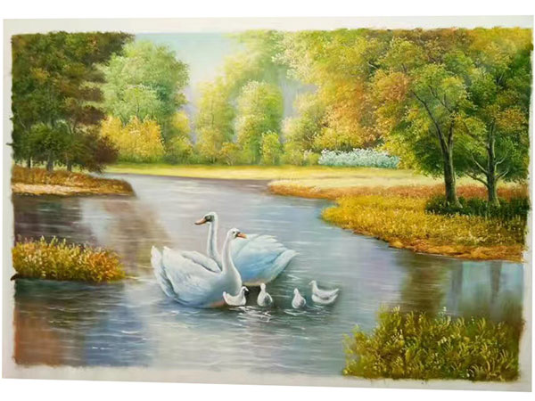 Landscape JAHRRIESNGE  for swans-lpg1058 