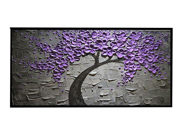 Abstract Jahrriesnge  for purple-flower-lpg1613 