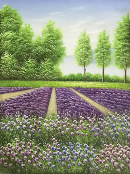 Landscape JAHRRIESNGE  for lavender-lpg1706 